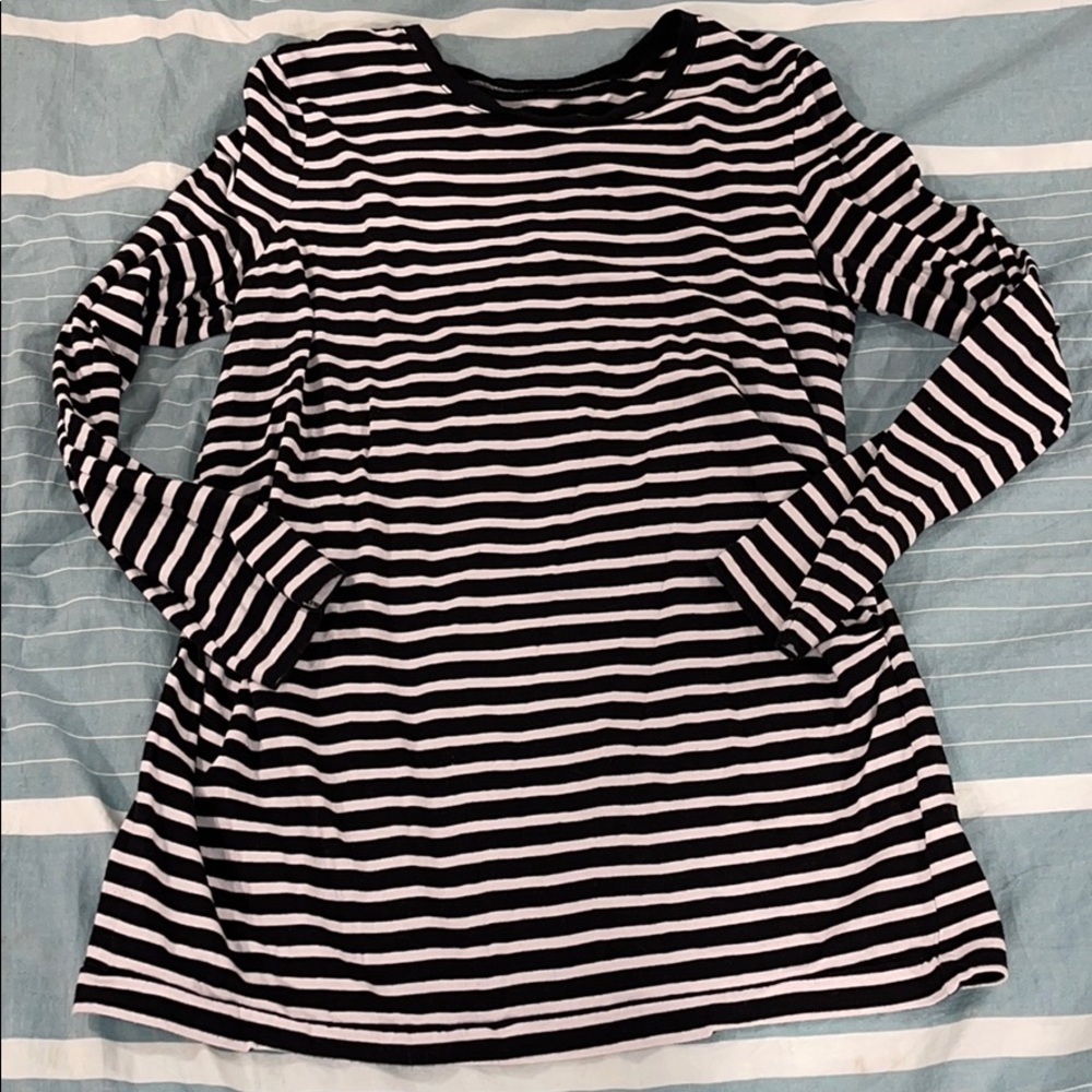 Gap maternity striped long sleeve tee